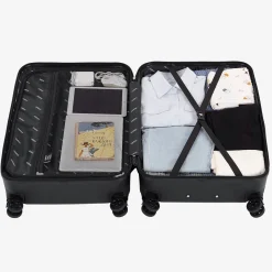 4 tlg. Reisekoffer Set Schwarz