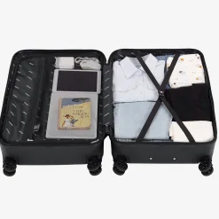 3 tlg. Reisekoffer Set Schwarz