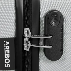 4 tlg. Reisekoffer Set Silber