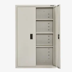Aktenschrank_Garagenschrank 140 x 90 x 40 cm Schwarz