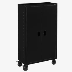 Aktenschrank_Garagenschrank 155 x 90 x 40 cm mit Rollen