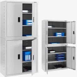 Aktenschrank mit 4 Einlegeböden 180 cm