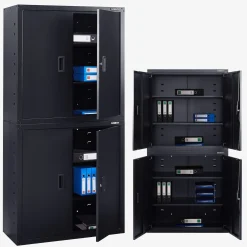 Aktenschrank mit 4 Einlegeböden 180 cm