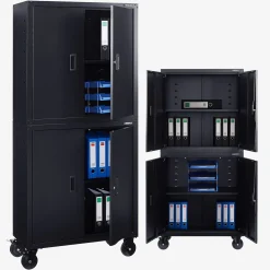 Aktenschrank mit Rollen 180 cm