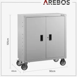 Aktenschrank mit Rollen 90cm