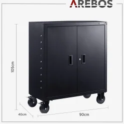Aktenschrank mit Rollen 90cm