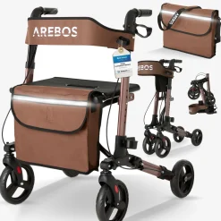 Alu Rollator - klappbar inkl. Einkaufstasche