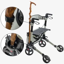 Alu Rollator - klappbar inkl. Einkaufstasche