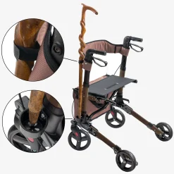 Alu Rollator - klappbar inkl. Einkaufstasche