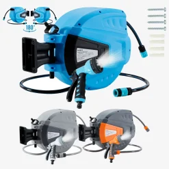 Automatischer Gartenschlauchaufroller 20m