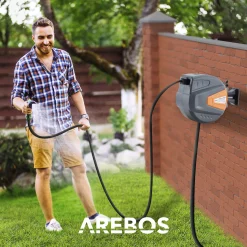 Automatischer Gartenschlauchaufroller 30 m
