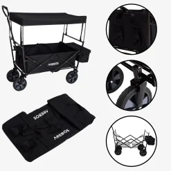 Bollerwagen mit Dach ECO