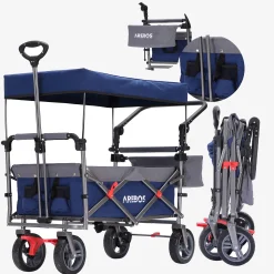 Bollerwagen mit Dach Premium