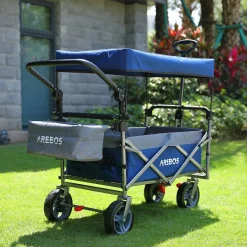 Bollerwagen mit Dach Premium
