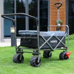 Bollerwagen mit Teleskop Schubstange