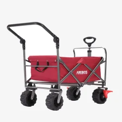 Bollerwagen mit Teleskop Schubstange