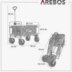 Bollerwagen ohne Dach