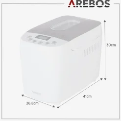 Brotbackautomat 1500g 15 Programme weiß