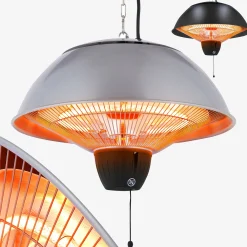 Deckenheizstrahler 1500W - rund mit Zugseil