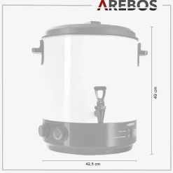 Einkochautomat 28L 1800W mit Thermostat + Timer