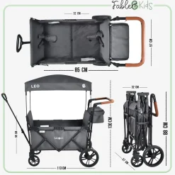 FableKids Bollerwagen LEO X2 Lite