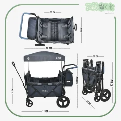 FableKids Bollerwagen LEO X4 Plus