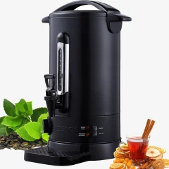 Glühweinkocher 6,8 L Schwarz