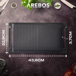 Grill Pan Grillplatte für Induktionskochfelder