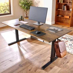 Höhenverstellbarer Schreibtisch 180 x 80 cm