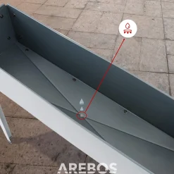 Hochbeet aus Metall - Anthrazit