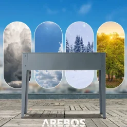 Hochbeet aus Metall - Anthrazit
