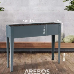 Hochbeet aus Metall - Anthrazit