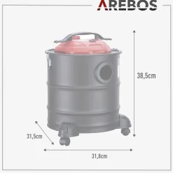 2in1 Aschesauger 20 L 1200W