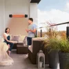 Infrarot Heizstrahler 2000W mit Fernbedienung Premium Schwarz
