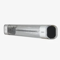 Infrarot Heizstrahler 2000W mit Fernbedienung Premium Silber