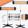Infrarot Heizstrahler 2500W mit Kreuzstativ
