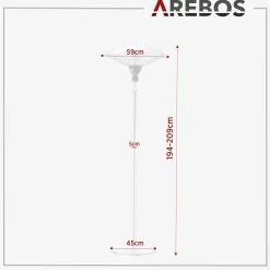 Infrarot Terrassenheizstrahler 2000W