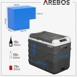 Kompressor Kühlbox 43 L