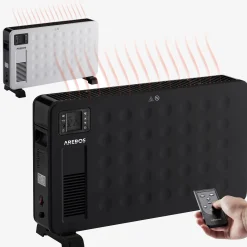 Konvektor 2300 W schwarz