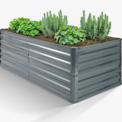 Metall Hochbeet 240 x 90 x 79 cm