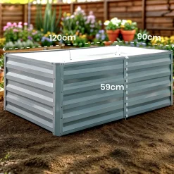 Metall Hochbeet 120 x 90 x 59 cm