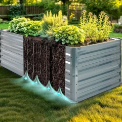 Metall Hochbeet 240 x 90 x 45 cm