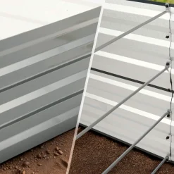 Metall Hochbeet 240 x 90 x 45 cm
