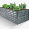 Metall Hochbeet 180 x 90 x 59 cm