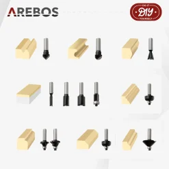 Oberfräse 1200W inkl. 12 Fräser
