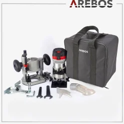 Oberfräse 710W inkl. Trimmer + Tauchbasis