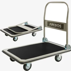 Plattformwagen 300kg schwarz-creme