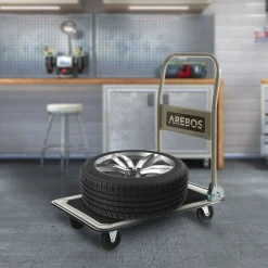 Plattformwagen 150kg schwarz-creme