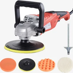 Poliermaschine 2100W inkl. Schleifer Set
