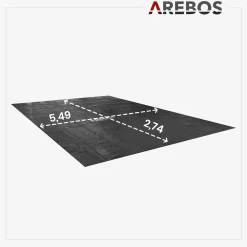Pool Solarfolie 5,49x2,74 m rechteckig 120mic